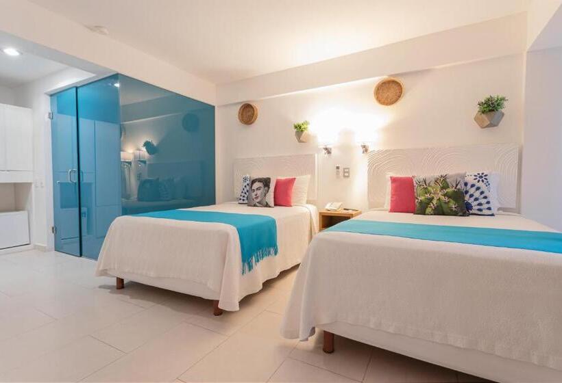 חדר דלוקס נוף לים, Mia Reef Isla Mujeres Cancun All Inclusive Resort