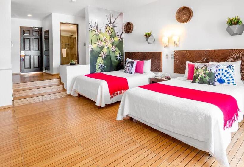 فيلا ديلوكس غرفة نوم واحدة مطلة على البحر, Mia Reef Isla Mujeres Cancun All Inclusive Resort