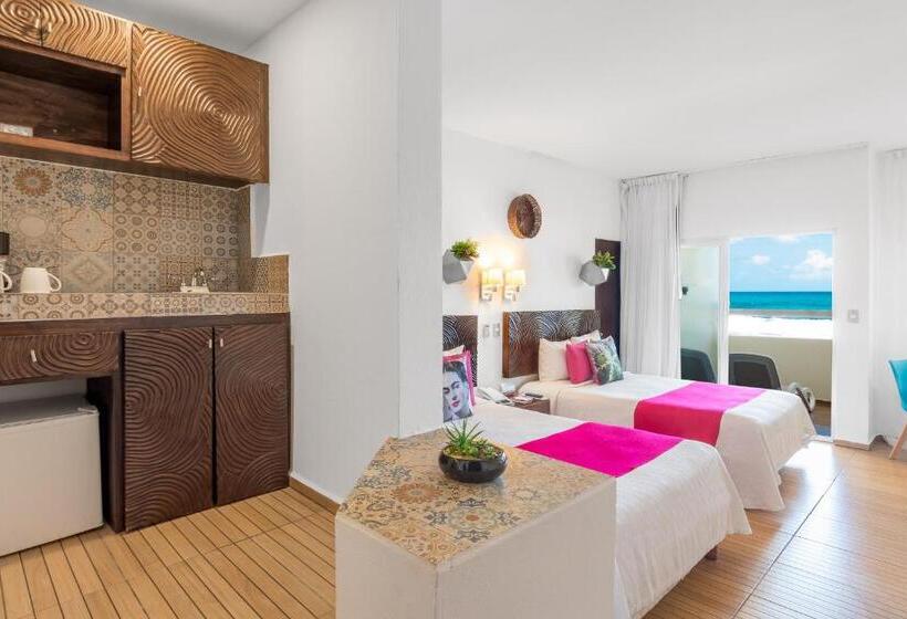 וילת דלוקס, חדר שינה 1 עם נוף לים, Mia Reef Isla Mujeres Cancun All Inclusive Resort