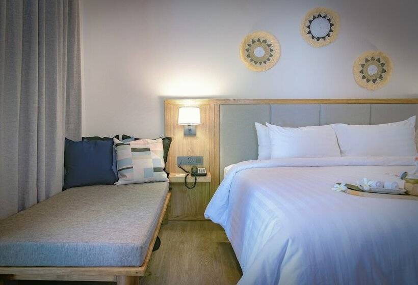 침실 1개 디럭스 빌라, Baan Haad Ngam Boutique Resort