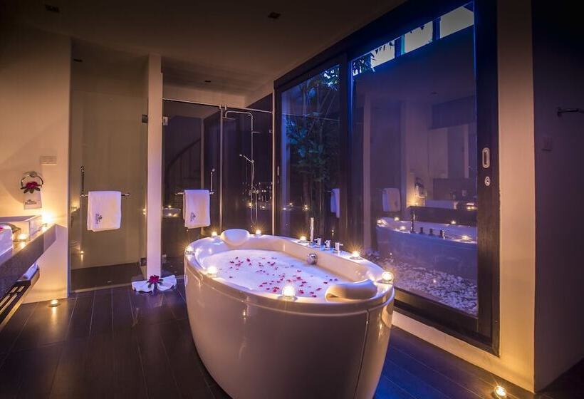 1침실 듀플렉스 빌라, Baan Haad Ngam Boutique Resort