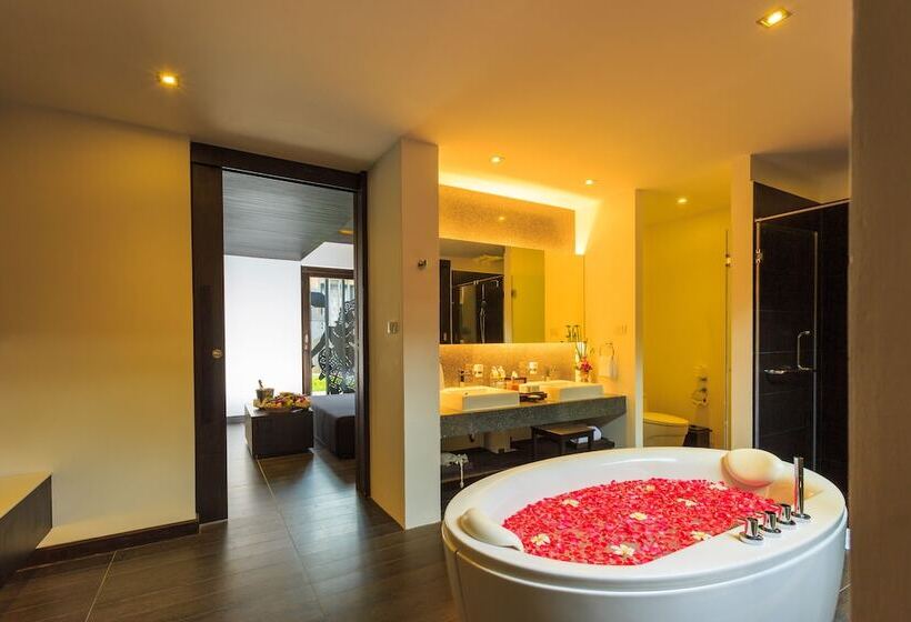 1침실 듀플렉스 빌라, Baan Haad Ngam Boutique Resort