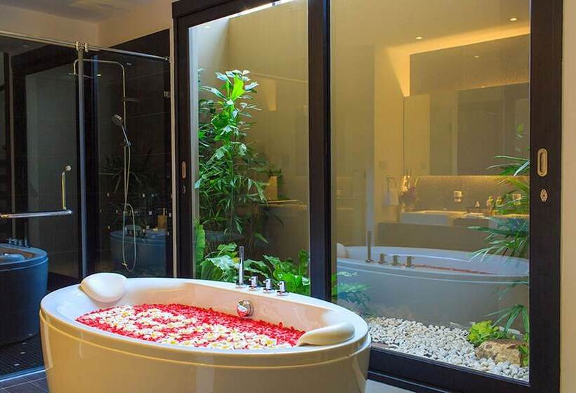 1침실 듀플렉스 빌라, Baan Haad Ngam Boutique Resort