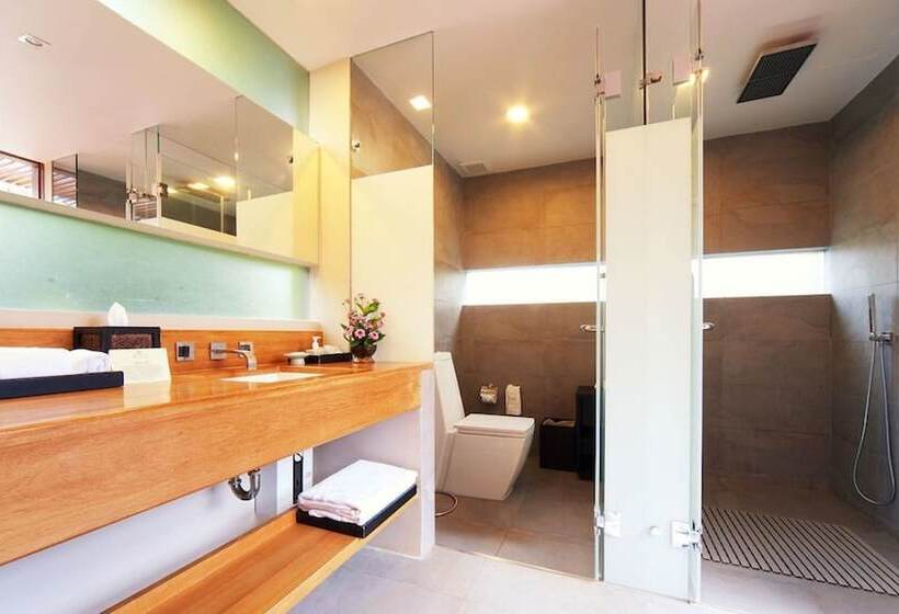 1침실 디럭스 빌라 바다전망, Baan Haad Ngam Boutique Resort