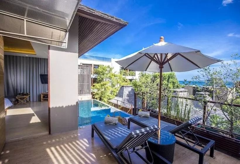 オーシャンビューのデラックス1ベッドルームビラ, Baan Haad Ngam Boutique Resort