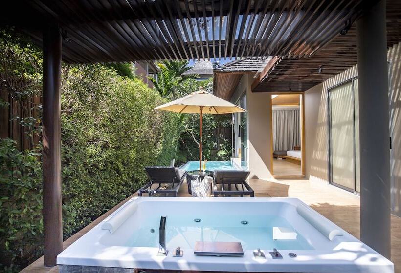 침실 1개 디럭스 빌라, Baan Haad Ngam Boutique Resort