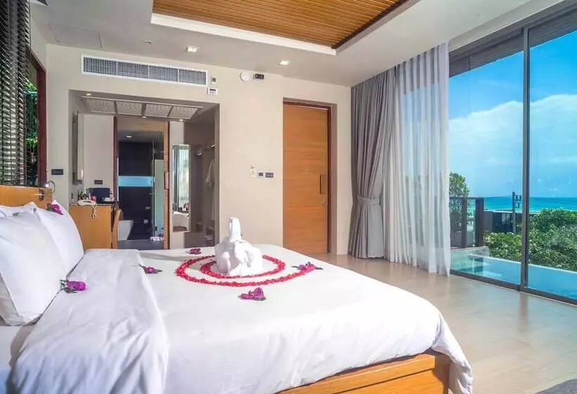 オーシャンビューのデラックス1ベッドルームビラ, Baan Haad Ngam Boutique Resort