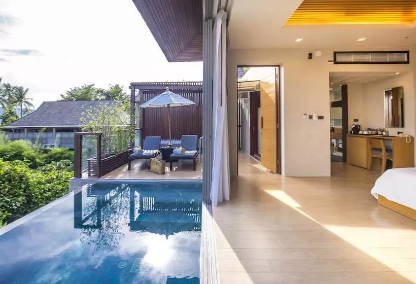 オーシャンビューのデラックス1ベッドルームビラ, Baan Haad Ngam Boutique Resort
