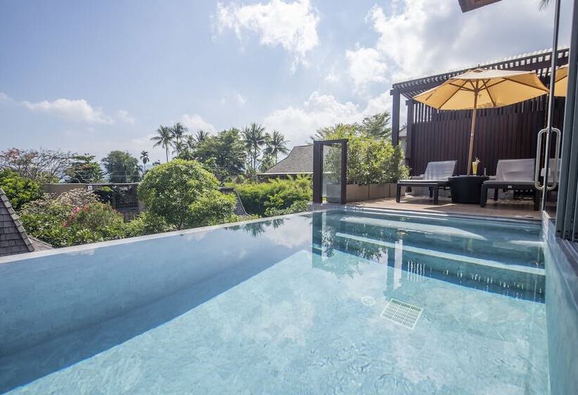 1침실 디럭스 빌라 바다전망, Baan Haad Ngam Boutique Resort