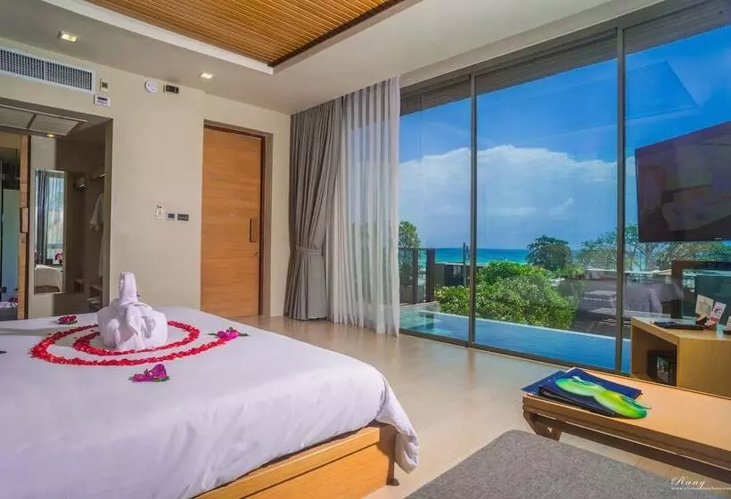 オーシャンビューのデラックス1ベッドルームビラ, Baan Haad Ngam Boutique Resort