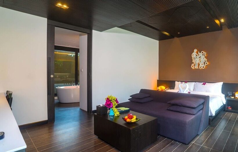 1침실 듀플렉스 빌라, Baan Haad Ngam Boutique Resort