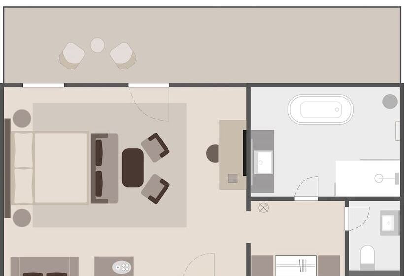 سوئیت جونیور با چشمانداز کوهستان, Beausite Zermatt