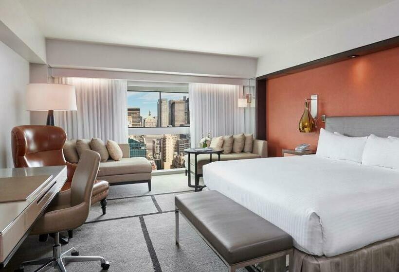 带大床的标准间, Millennium Hilton New York One Un Plaza