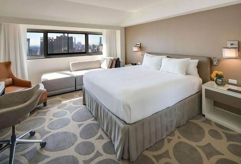 带特大床的标准间, Millennium Hilton New York One Un Plaza