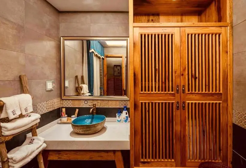 キングサイズベッドのスタンダードルーム, Zhangjiajie National Park Yuelu Homestay