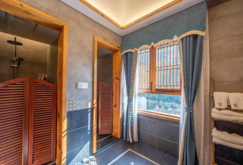 キングサイズベッドのスタンダードルーム, Zhangjiajie National Park Yuelu Homestay