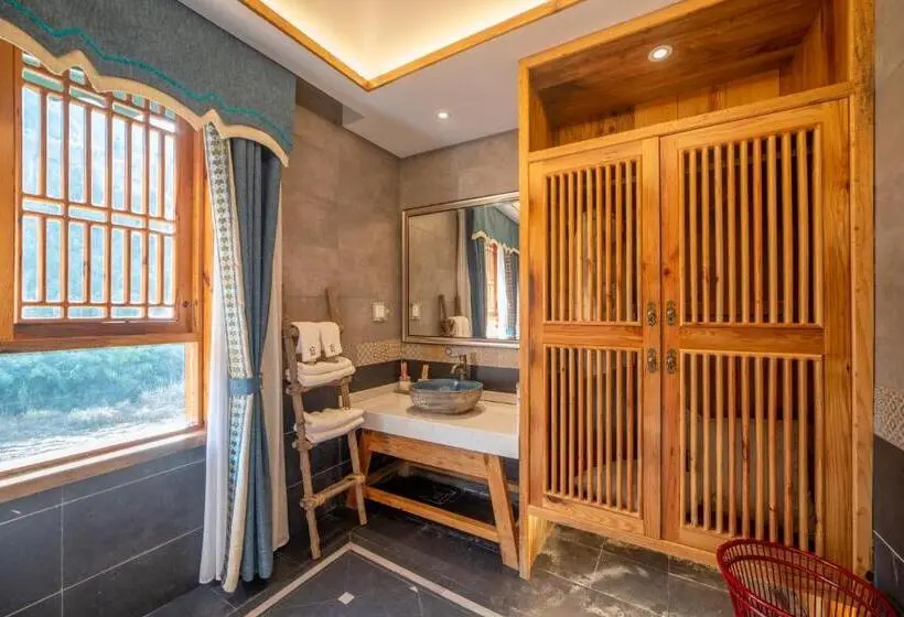 キングサイズベッドのスタンダードルーム, Zhangjiajie National Park Yuelu Homestay