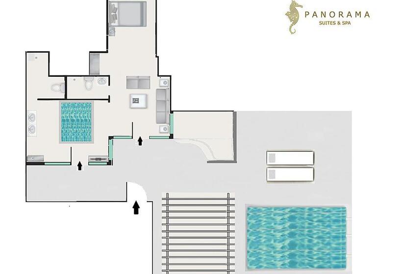 סוויטה עם נוף, Panorama Suites & Spa   Adults Only