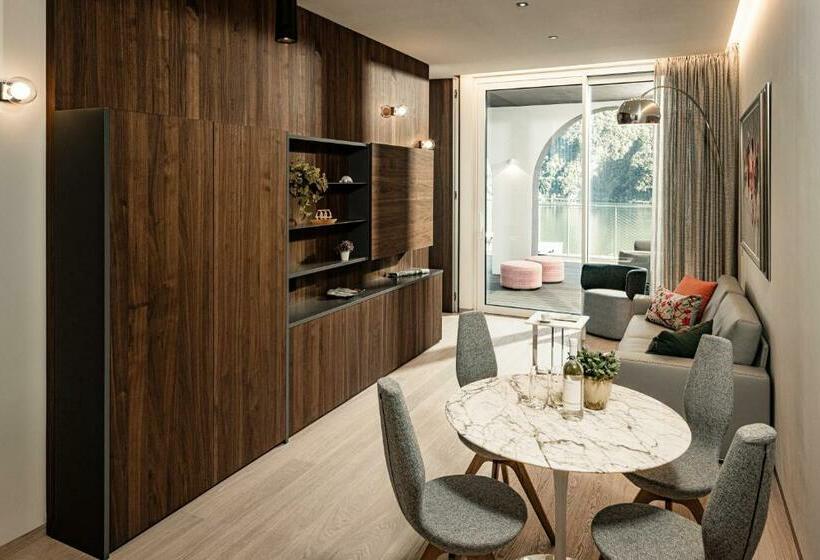 Suite with lake view, Aria Retreat & Spa   The Leading Hotels Of The World, Located Within Parco San Marco Resort