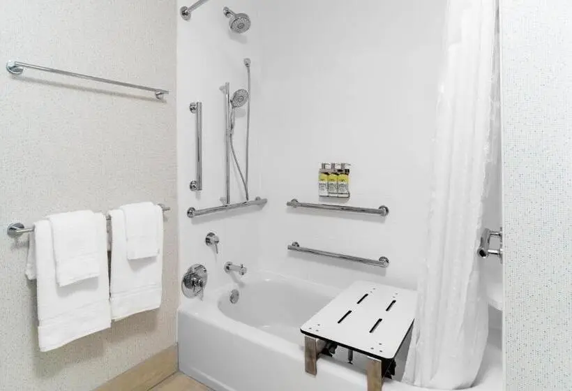 身障者適用クイーンサイズベッドルーム, Holiday Inn Express Milwaukee West Allis By Ihg