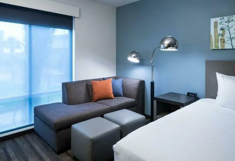 キングサイズベッドのスタンダードルーム, Hyatt House Tempe/phoenix/university