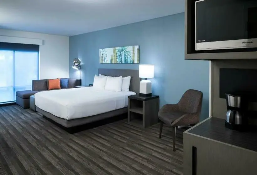 キングサイズベッドのスタンダードルーム, Hyatt House Tempe/phoenix/university