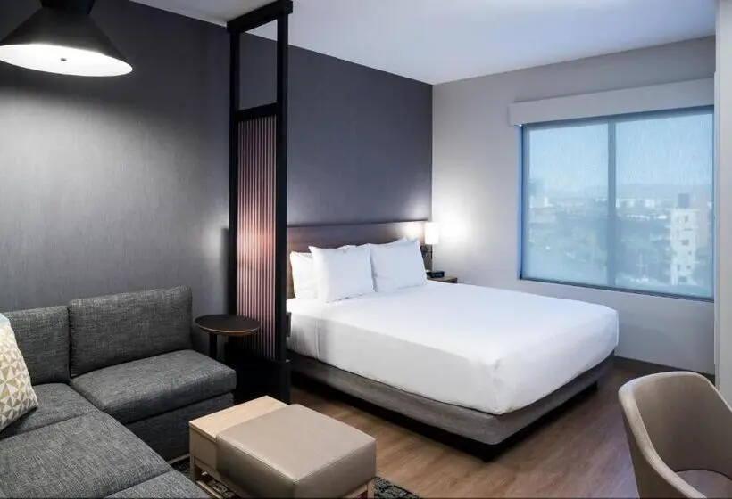 キングサイズベッドのスタンダードルーム, Hyatt House Tempe/phoenix/university