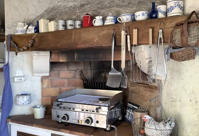 חדר סטנדרט נוף לבריכה, Les Grimaldines   Maison D Hôtes