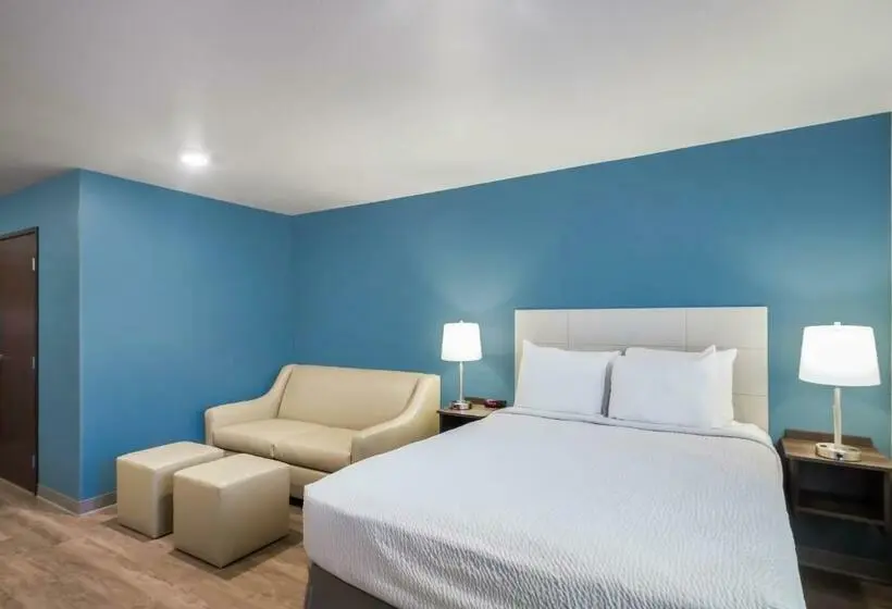 身障者適用スタンダードルーム, Woodspring Suites Chicago Addison
