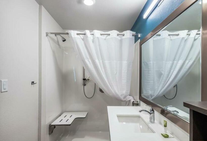 غرفة قياسية لذوى الاحتياجات الخاصة, Woodspring Suites Chicago Addison
