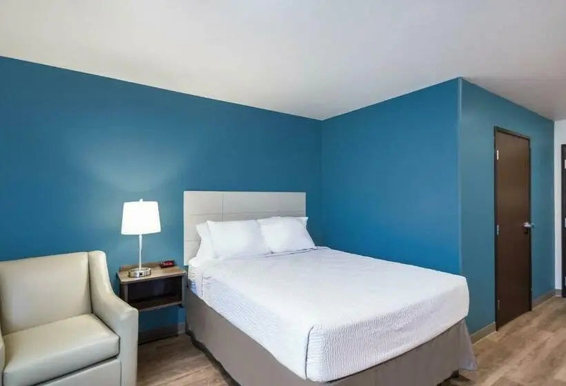 身障者適用スタンダードルーム, Woodspring Suites Chicago Addison