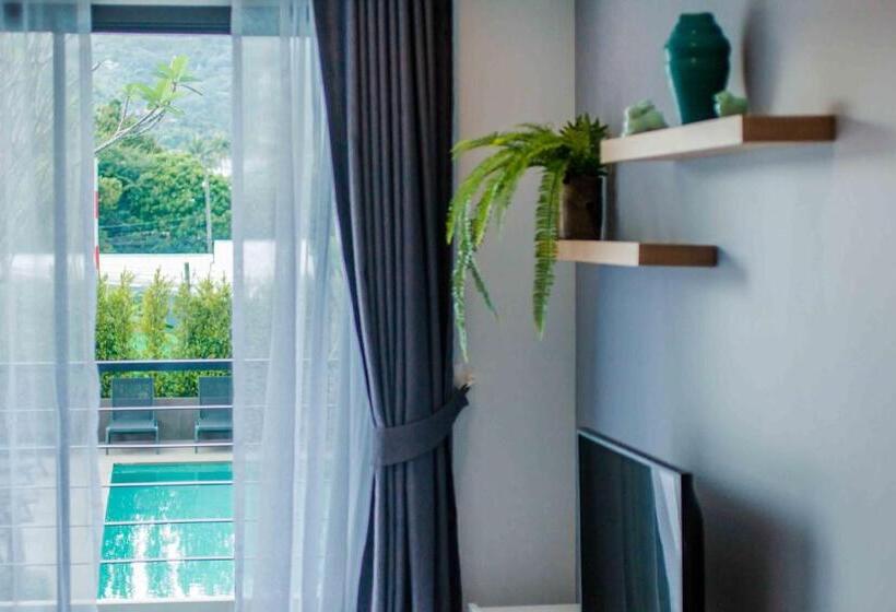 Huoneisto 1 Makuuhuone Allasnäkymä, Noon Village   Tower 2&3