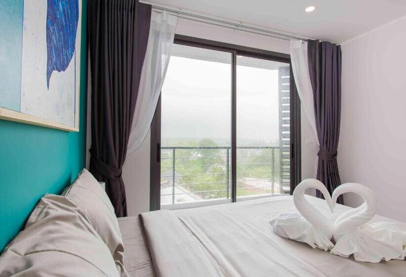 Deluxe-huoneisto 1 Makuuhuone, Noon Village   Tower 2&3