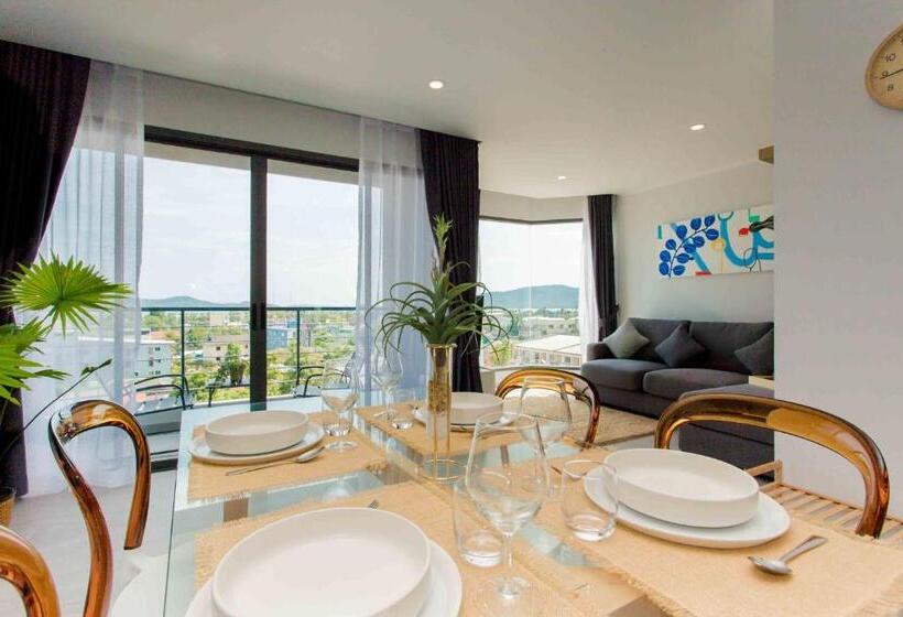 Huoneisto 1 Makuuhuone Merinäkymä, Noon Village   Tower 2&3