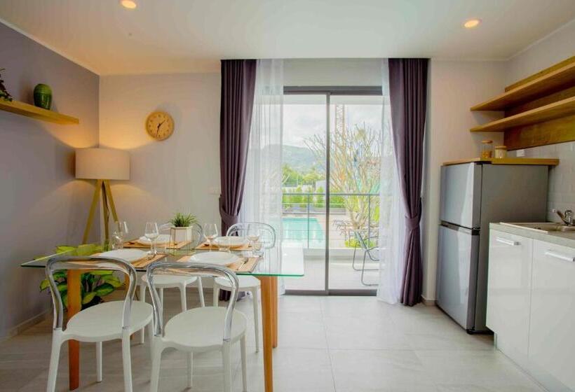 Huoneisto 1 Makuuhuone Terassi, Noon Village   Tower 2&3