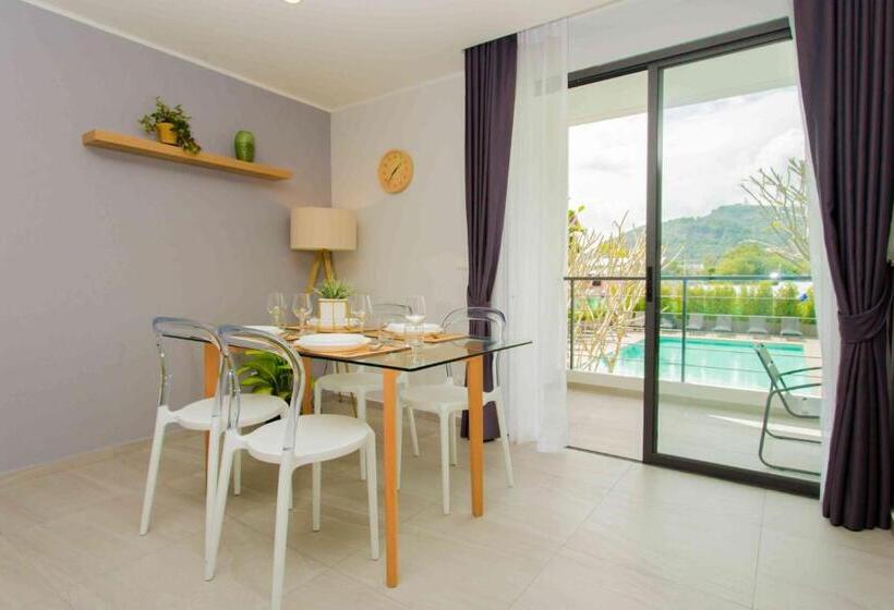 Huoneisto 1 Makuuhuone Terassi, Noon Village   Tower 2&3