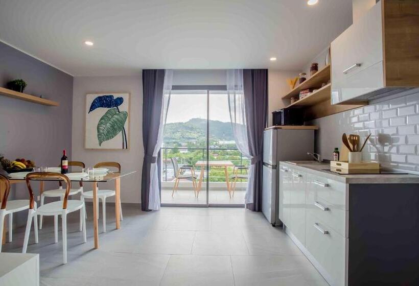 Huoneisto 1 Makuuhuone Terassi, Noon Village   Tower 2&3