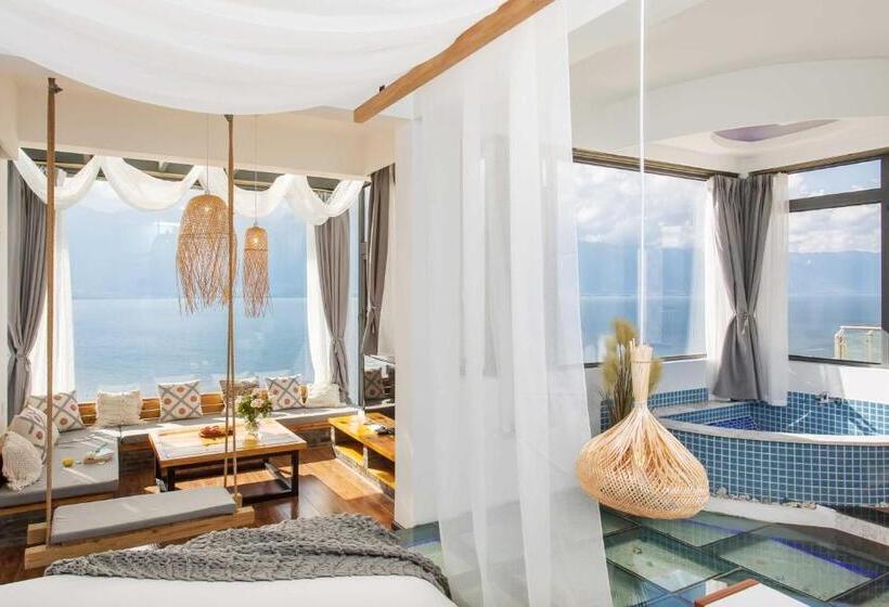 带大床的标准间, Aishe Honeymoon Sea View Guesthouse