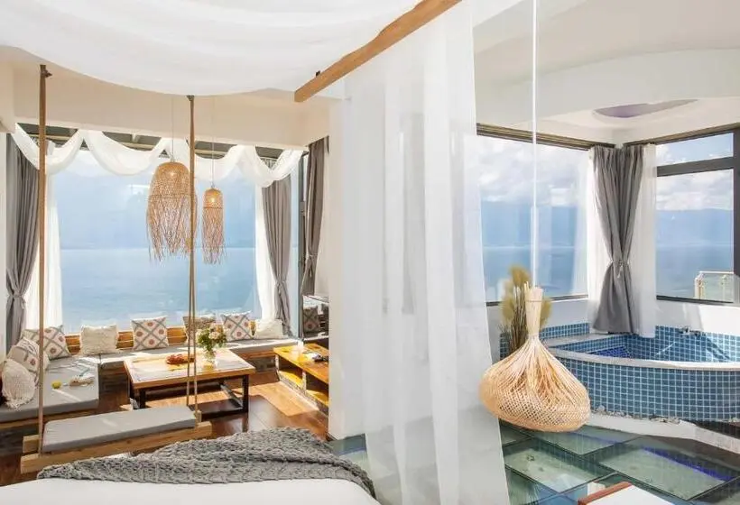 キングサイズベッドのスタンダードルーム, Aishe Honeymoon Sea View Guesthouse