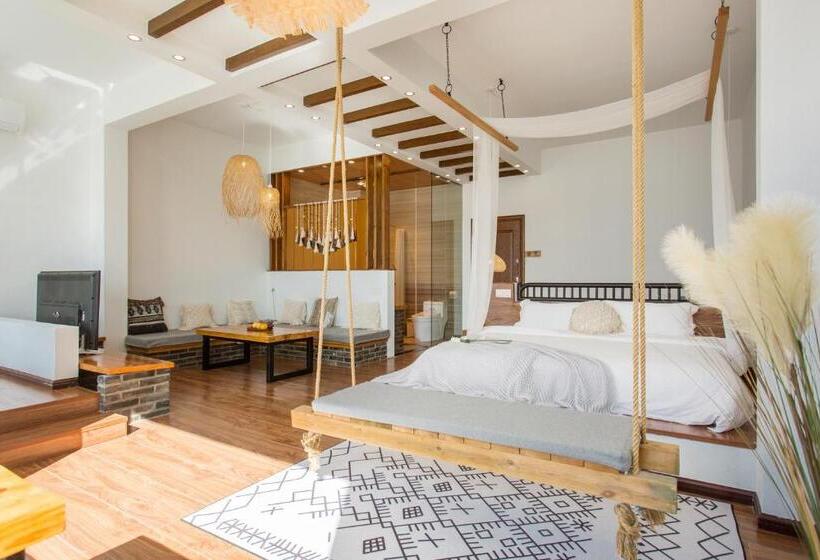 带大床的标准间, Aishe Honeymoon Sea View Guesthouse