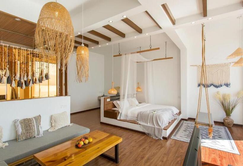 带大床的标准间, Aishe Honeymoon Sea View Guesthouse