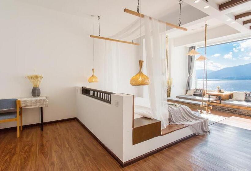 带大床的标准间, Aishe Honeymoon Sea View Guesthouse