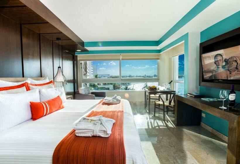 غرفة كلوب مطلة على البحر, Dreams Sands Cancun Resort & Spa