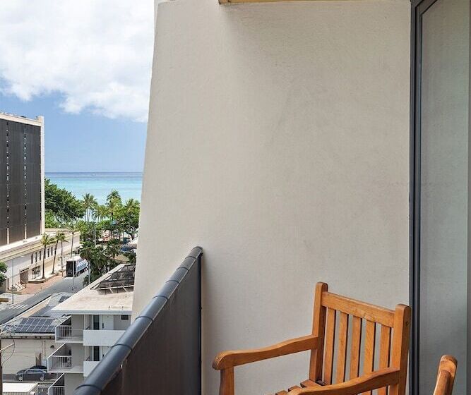 标准间侧面带海景, Castle Bamboo Waikīkī