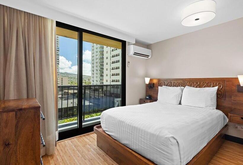 带城市景观的套间, Castle Bamboo Waikīkī