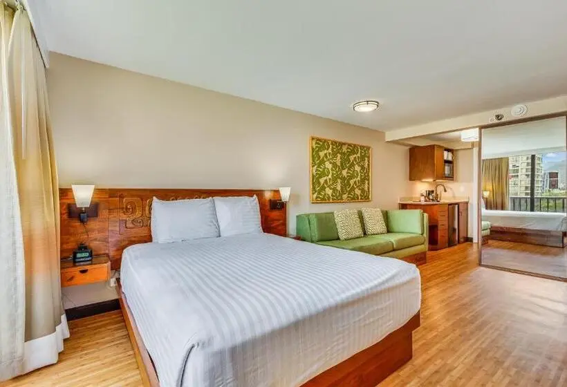 Студия Стандарт Вид на Город, Castle Bamboo Waikīkī