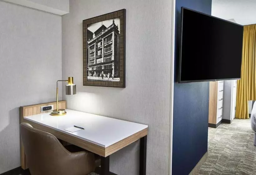 キングサイドベッドのスタンダードワンルーム, Springhill Suites Memphis Downtown