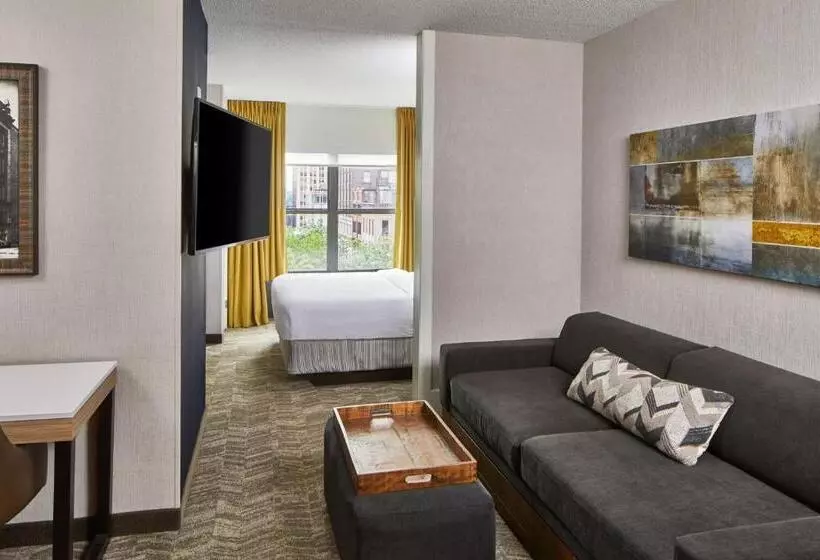 キングサイドベッドのスタンダードワンルーム, Springhill Suites Memphis Downtown