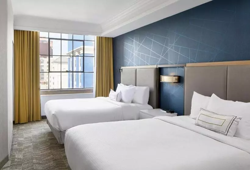 ダブルベッドのスタンダードスタジオ, Springhill Suites Memphis Downtown