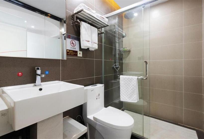 ロマンチックな部屋, Thank Inn Chain Hotel Guangdong Qingyuan Fogang County 106 National Road